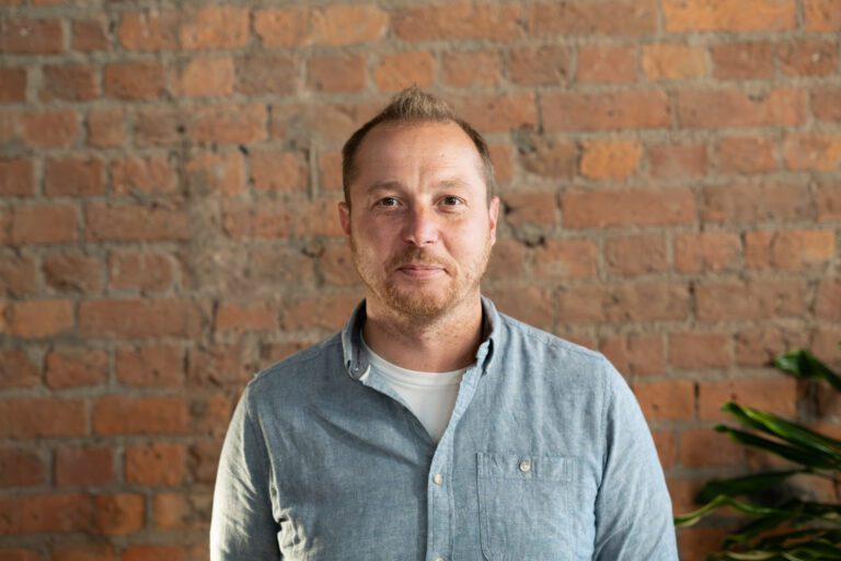 Man smiling at camera