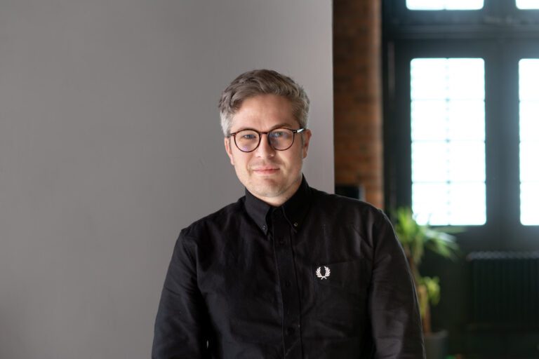 Man smiling at camera