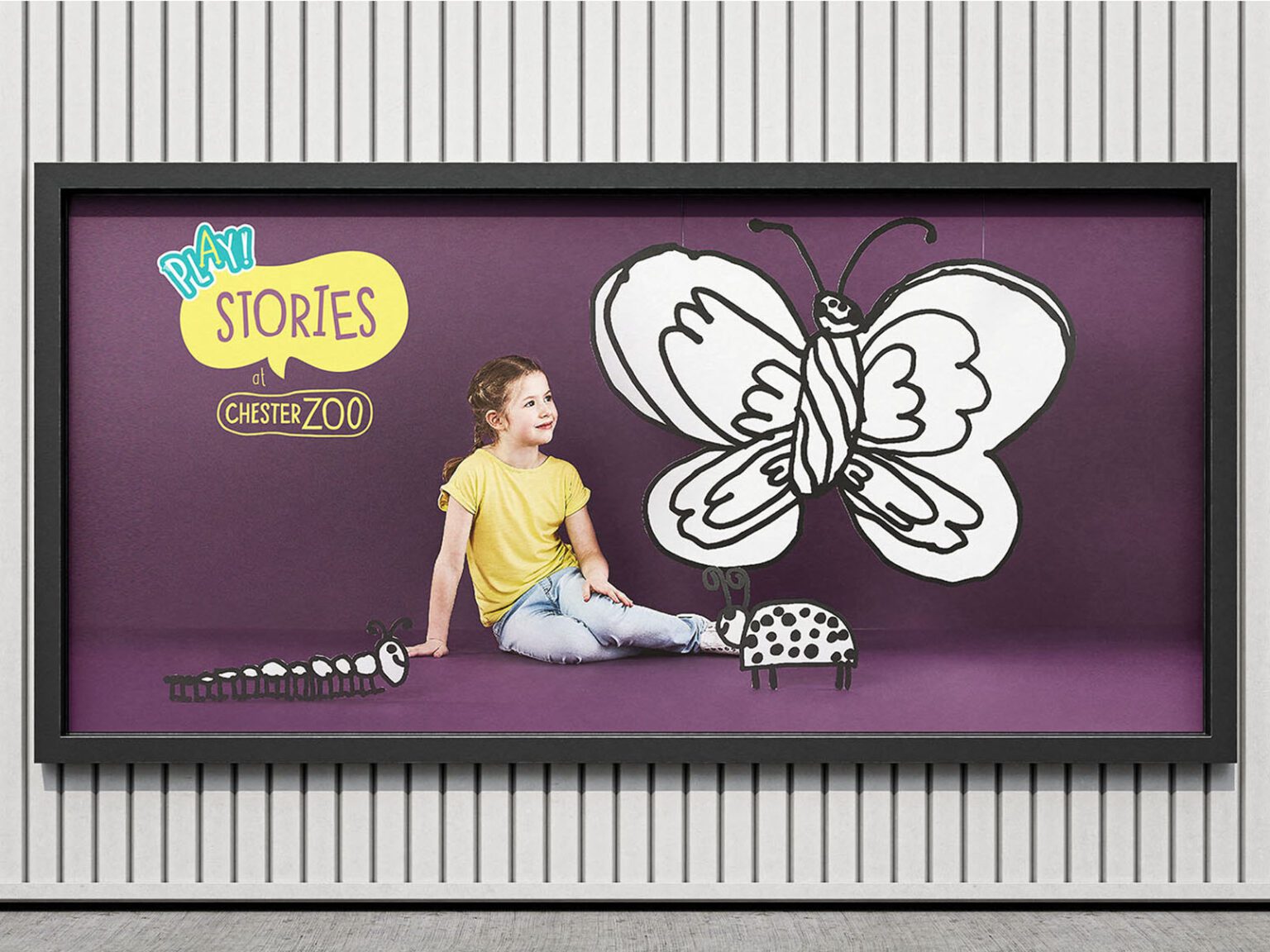 Chester Zoo Stories campaign out of home poster