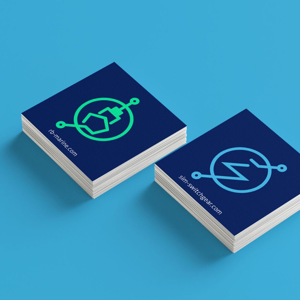SIM Switchgear business cards
