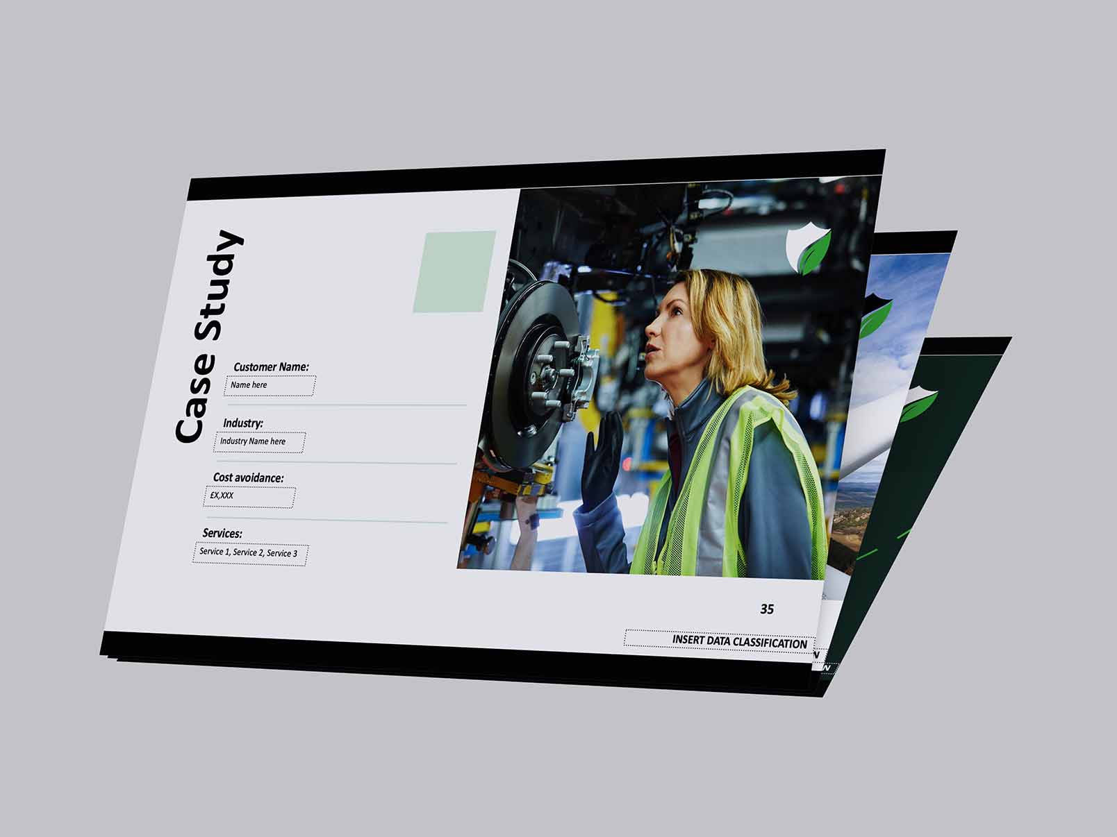 Case study feature in British Engineering Services presentation.