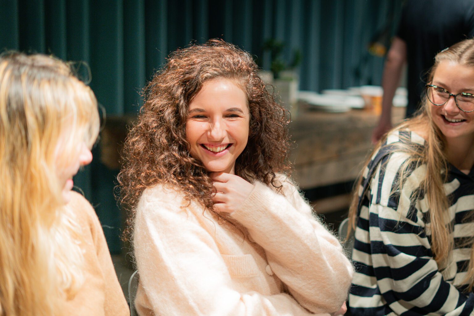 Ultimate employee smiling