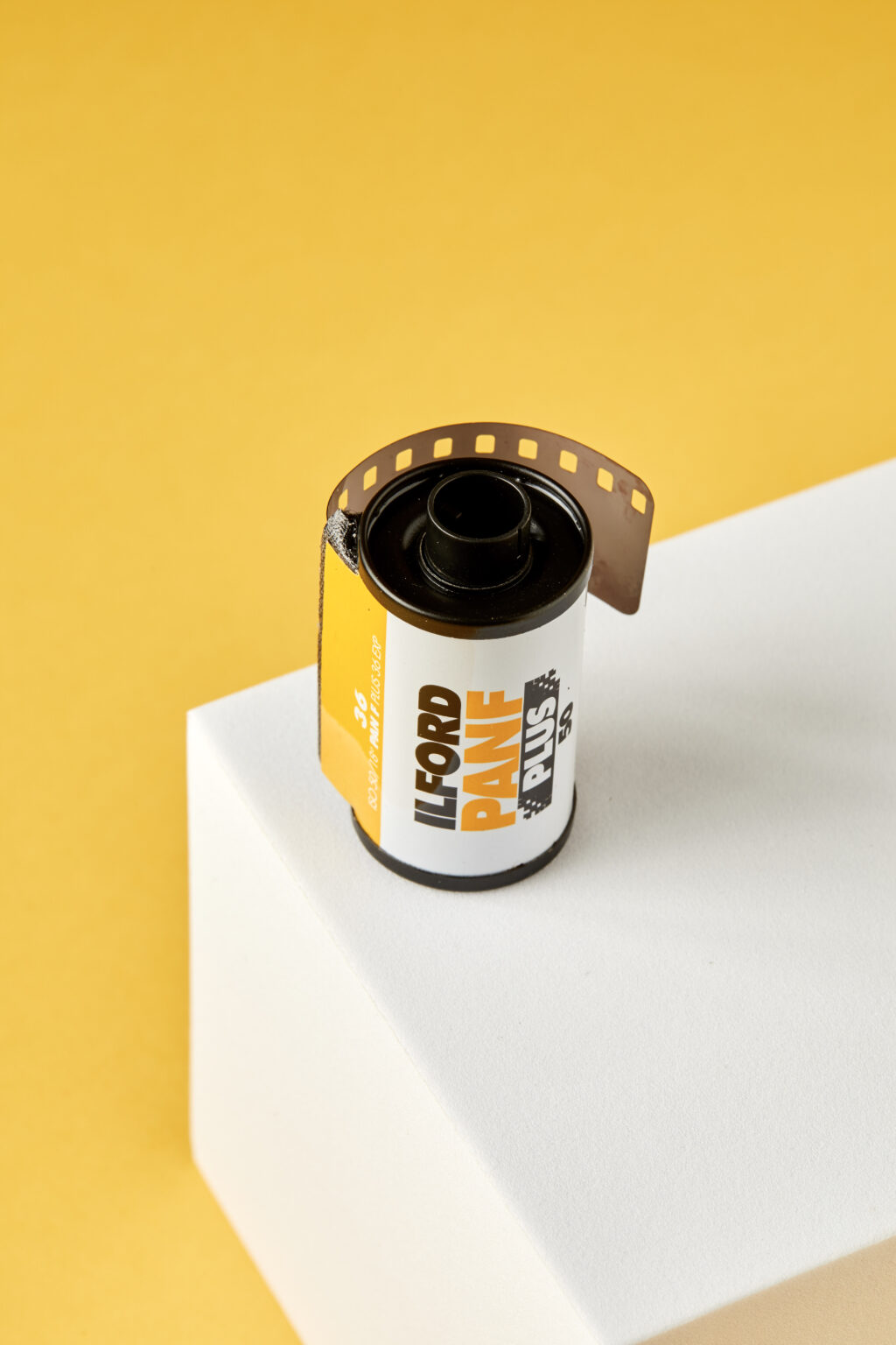 Ilford PANF film overhead shot