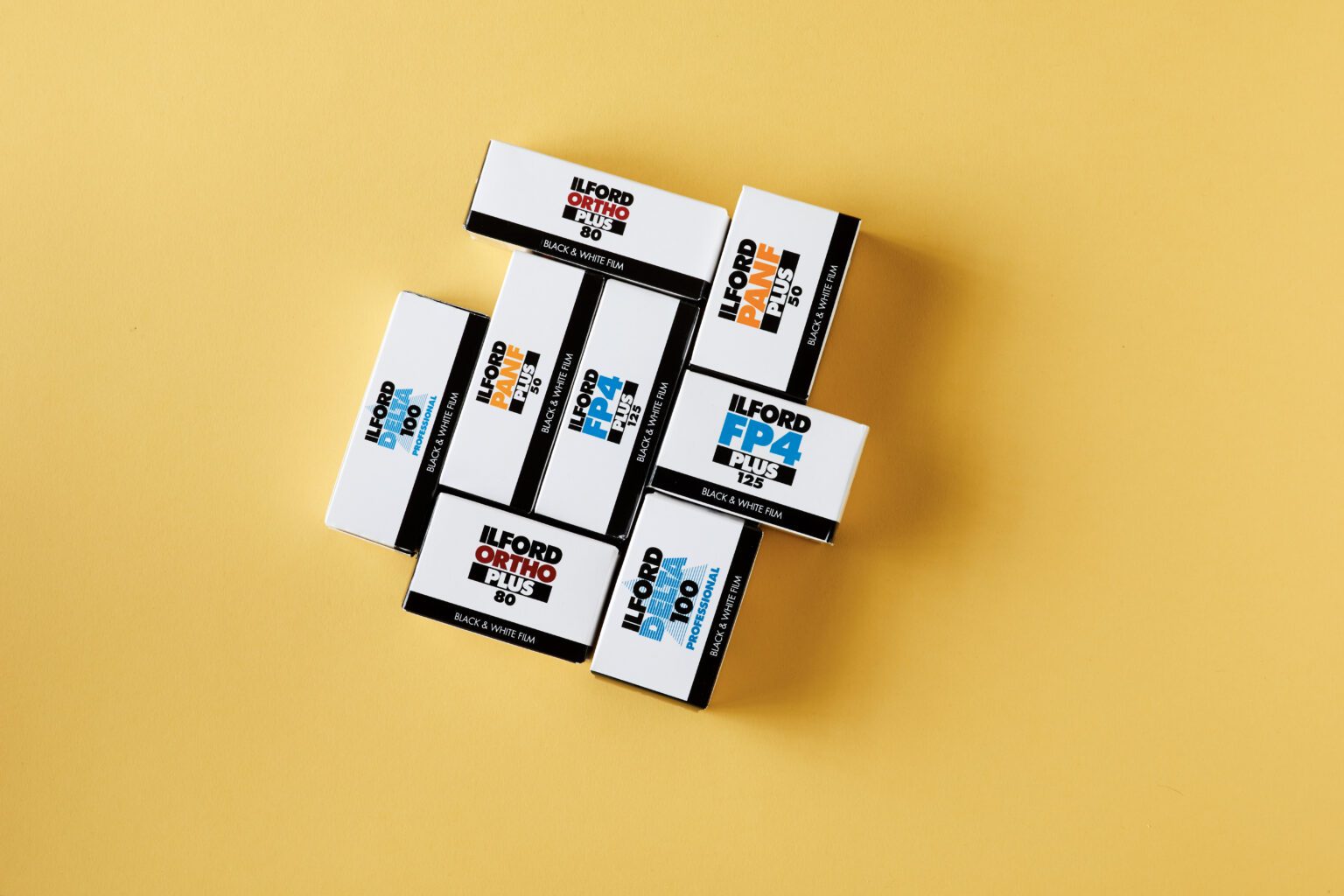 Range of Ilford products