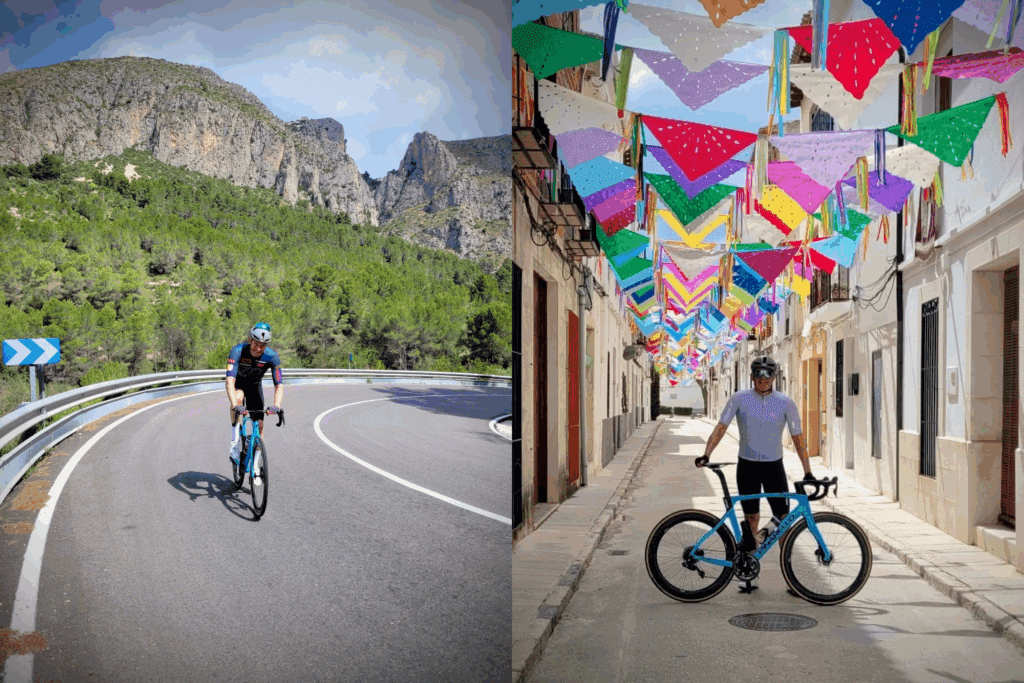 Matt training in Spain.