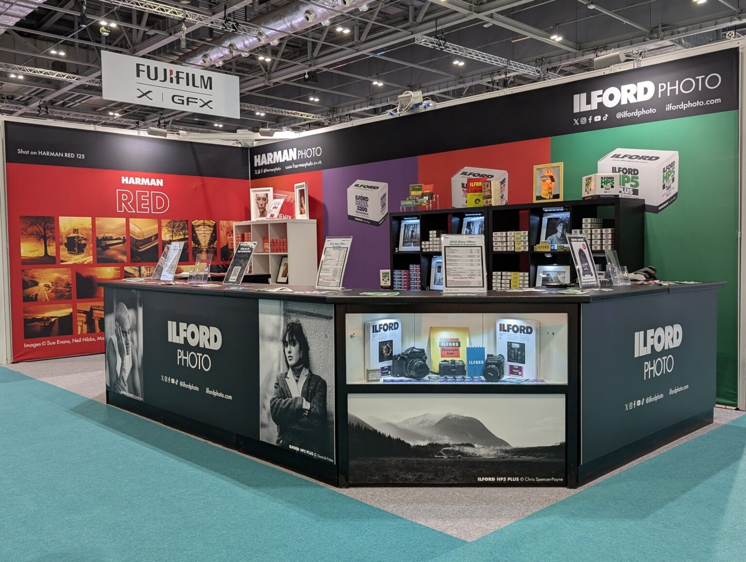 Ilford Harman exhibition stand