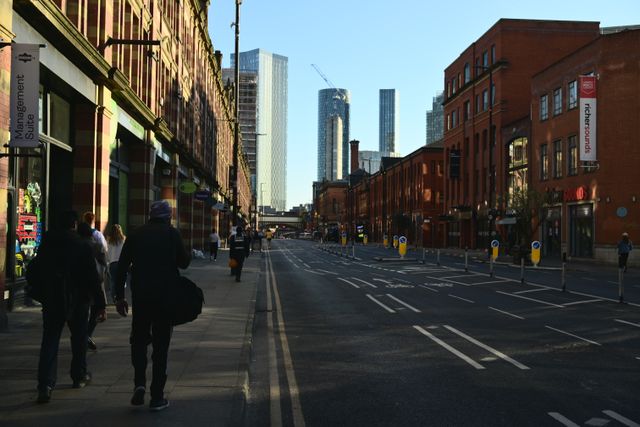 Walking in Manchester